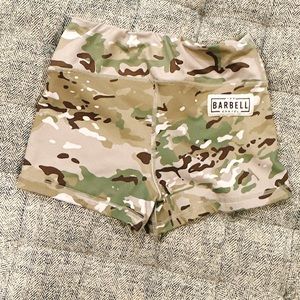 Barbell Cartel camo shorts